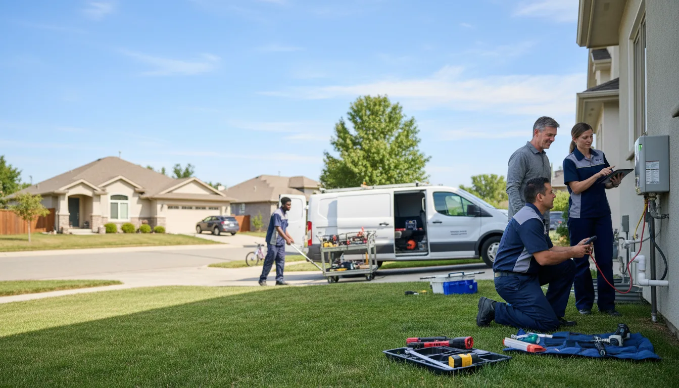 Tankless water heater service in Wichita Falls, TX
